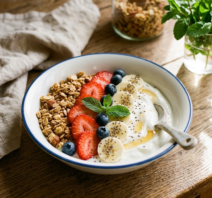 Berry & Granola Yogurt Bowl