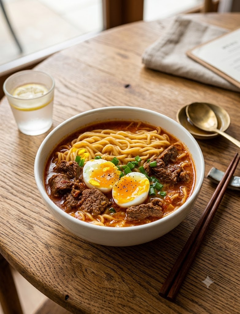 Spicy Beef Noodle Soup