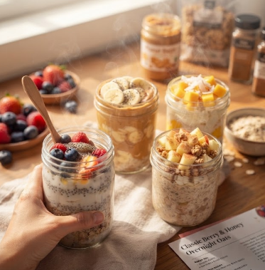 5 Overnight Oats Variations That Make Mornings Effortless